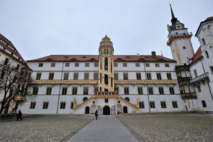 Torgau - Schloss Hartenfels Großer Wendelstein